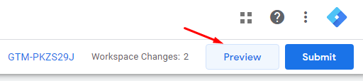 Enable preview mode in GTM