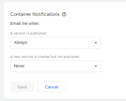 Container notification settings image