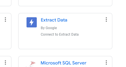 Create new data extract data source